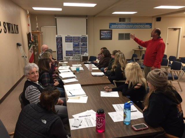 Community members working together at a Foundation gathering