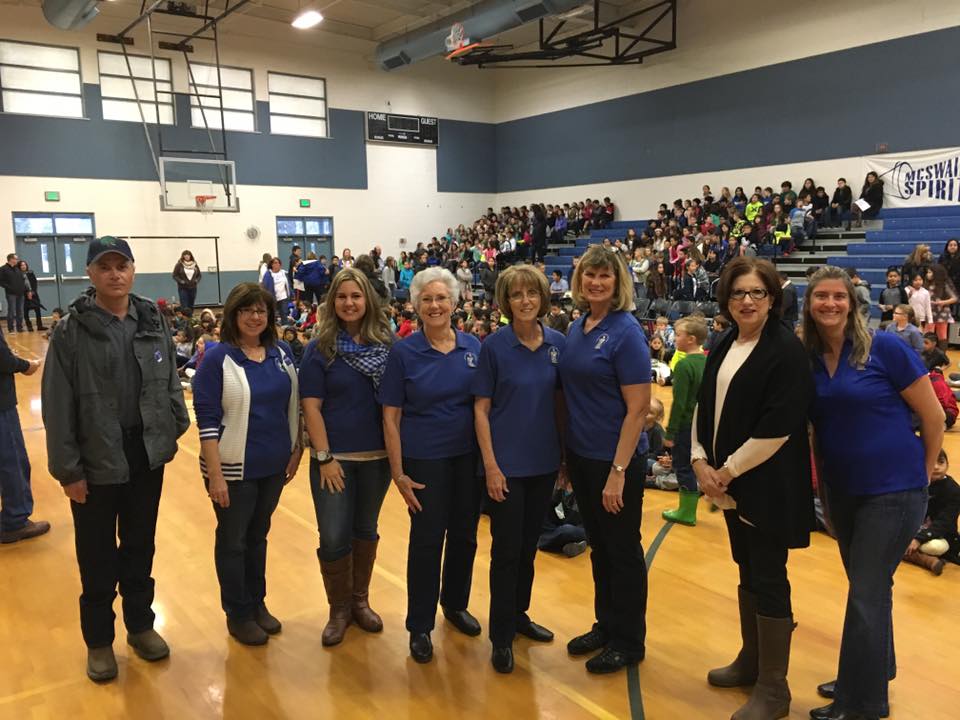 McSwain Education Foundation volunteers together at an event